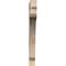Ekena Millwork Legacy Block Rough Sawn Bracket, Douglas Fir, 4"W x 34"D x 40"H BKT04X34X40LEC05RDF - alternate 3